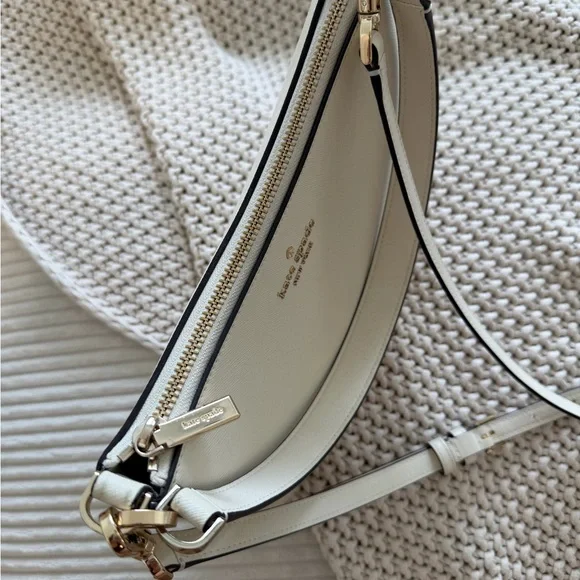 Kate Spade Madison Margot Convertible Shoulder Bag and Wallet in Meringue - Picture 11 of 12